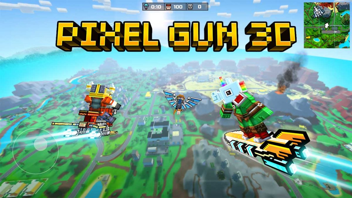 Pixel Gun 3D เกมยิงปืนแนว Battle Royale ในรูปแบบภาพพิกเซล