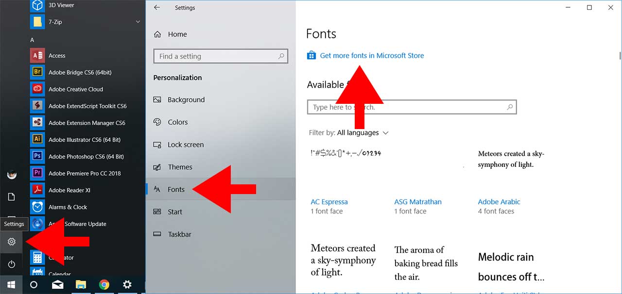 วิธีลงฟอนต์ (Fonts) ใน Windows 10 แบบง่ายและรวดเร็ว - Imodtoy