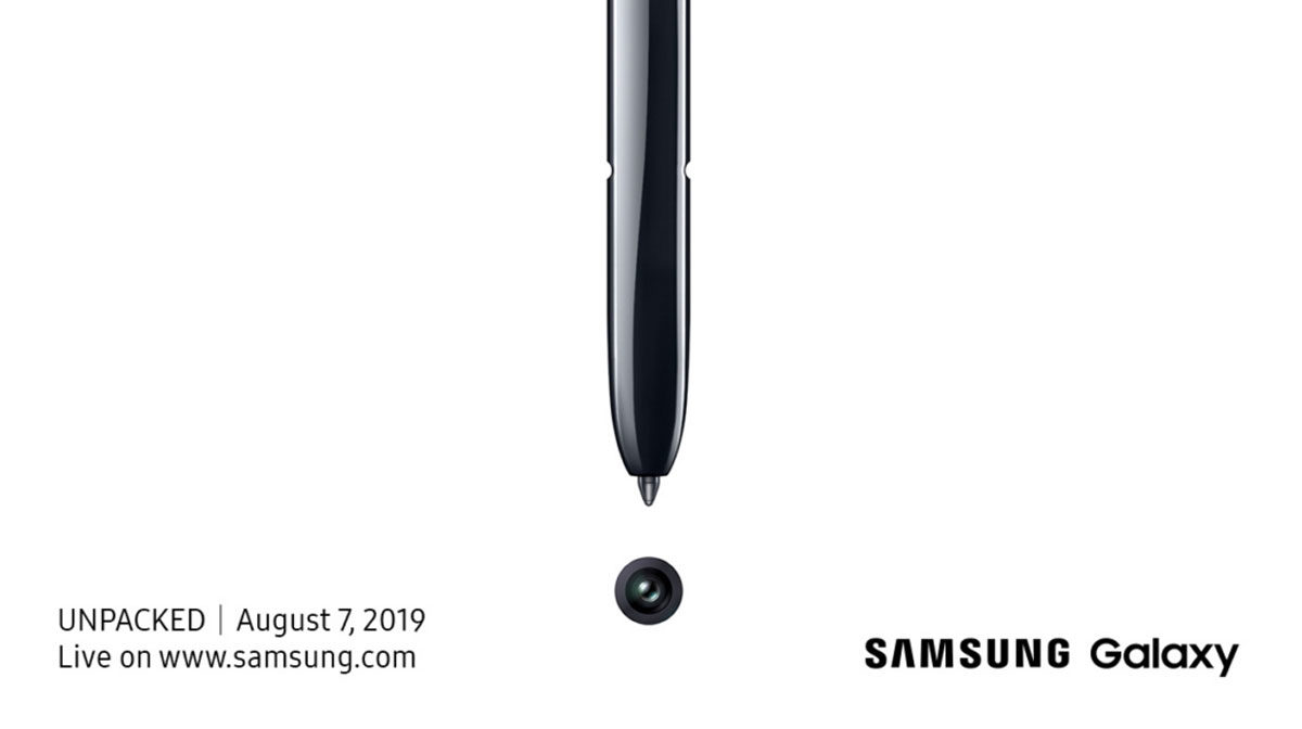 Samsung ส่งบัตรเชิญ UNPACKED 2019 เปิดตัว Galaxy Note 10 ใหม่ 7 ส.ค. 2019 นี้